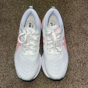White ASICS Running Shoes